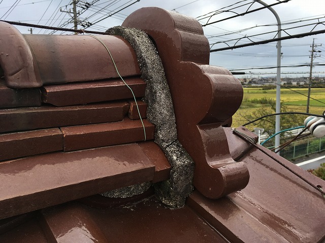 経年劣化した漆喰